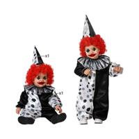 Kostuums voor Volwassenen Grijs Clown Halloween - Maat: 24 maanden - Maat: 24 maanden