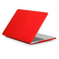 Laptop Frosted stijl PC beschermende case voor MacBook Pro 13 3 inch A1989 (2018) (rood)
