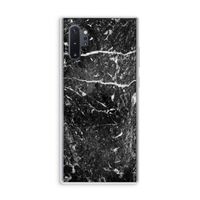 Zwart marmer: Samsung Galaxy Note 10 Plus Transparant Hoesje
