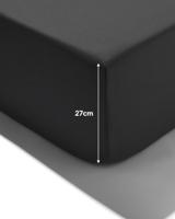 HEMA Hoeslaken 90x200cm jersey donkergrijs (donkergrijs)