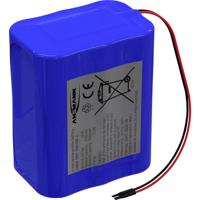 Ansmann 3S2P Akkupack 6x 18650 Kabel Li-Ion 10.8V 6700mAh Accupack Aantal cellen: 6 Li-ion 10.8 V 6700 mAh