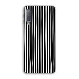 Stripes: Samsung Galaxy A7 (2018) Transparant Hoesje