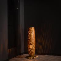 LifestyleFurn Vloerlamp Eugena Teakhout - Massief gerecycled teakhout