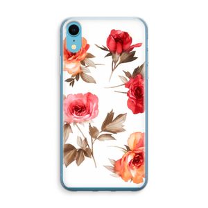 Roosjes: iPhone XR Transparant Hoesje