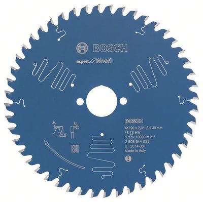 Bosch Accessoires Cirkelzaagblad expert for Wood 190x30x2/1.3x48 T - 2608644085