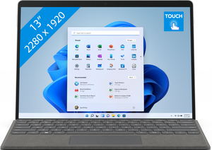 Microsoft Surface Pro 8 512 GB 33 cm (13") Intel® 11de generatie Core™ i5 8 GB Wi-Fi 6 (802.11ax) Windows 11 Home Platina
