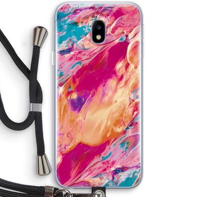 Pastel Echoes: Samsung Galaxy J3 (2017) Transparant Hoesje met koord
