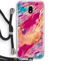 Pastel Echoes: Samsung Galaxy J3 (2017) Transparant Hoesje met koord