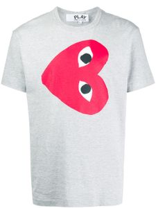 Comme Des Garçons Play t-shirt imprimé - Gris