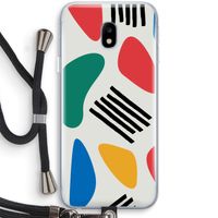 Illustratieve pop 1: Samsung Galaxy J3 (2017) Transparant Hoesje met koord
