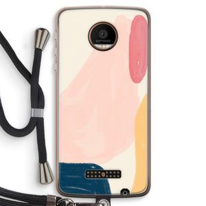 Saturday Flow: Motorola Moto Z Force Transparant Hoesje met koord