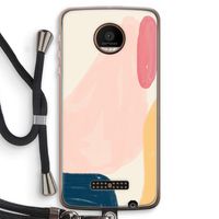 Saturday Flow: Motorola Moto Z Force Transparant Hoesje met koord