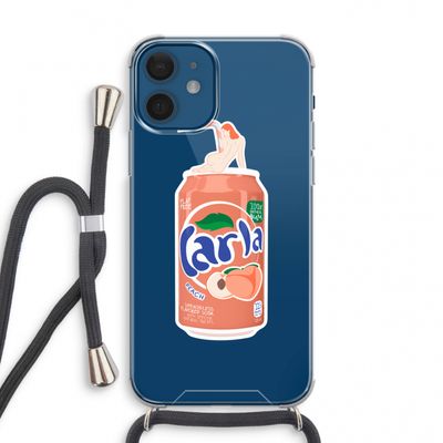 S(peach)less: iPhone 12 mini Transparant Hoesje met koord