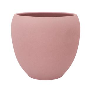 DK Design Bloempot/plantenpot - Vinci - lichtroze mat - voor kamerplant - D28 x H31 cm