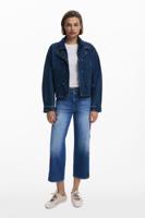 Geborduurde culotte jeans - BLUE - 40
