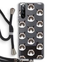 It's a Purrr Case: Sony Sony Xperia 10 III Transparant Hoesje met koord