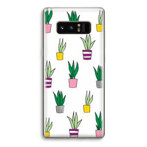 Sanseveria: Samsung Galaxy Note 8 Transparant Hoesje