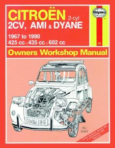 Haynes Werkplaatshandboek Citroën 2CV, Ami & Dyane (1967-1990) 0196