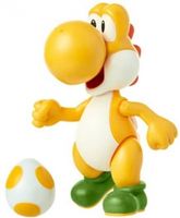 Super Mario Action Figure - Yellow Yoshi with Egg