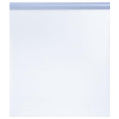 VidaXL Raamfolie statisch mat transparant grijs 90 x 1000 cm pvc