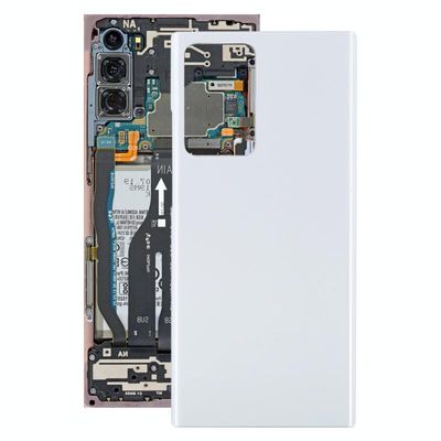 Batterij achterkant voor Samsung Galaxy Note20 Ultra (Wit)