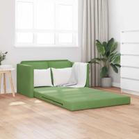 Vloerslaapbank met kussen Lichtgroen 122 x 70 x 60 cm Fluweel