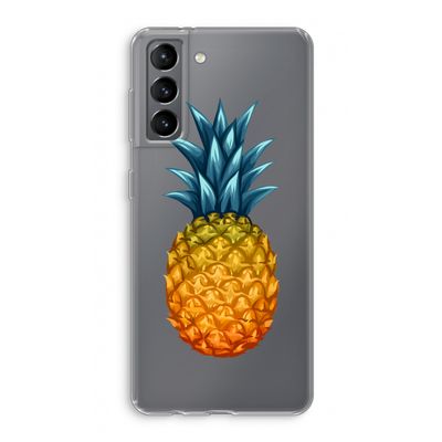 Grote ananas: Samsung Galaxy S21 Transparant Hoesje