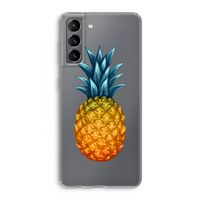 Grote ananas: Samsung Galaxy S21 Transparant Hoesje