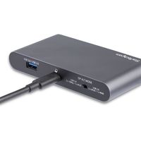 StarTech.com Dual monitor USB-C 5-in-1 multiport adapter 2 x 4K DisplayPort 100W PD 3.0 - thumbnail
