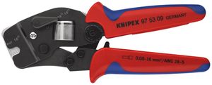 Knipex 97 53 09 SB kabel krimper Krimptang Blauw, Rood, Zilver