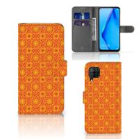 Huawei P40 Lite | Telefoon Hoesje | Batik Oranje