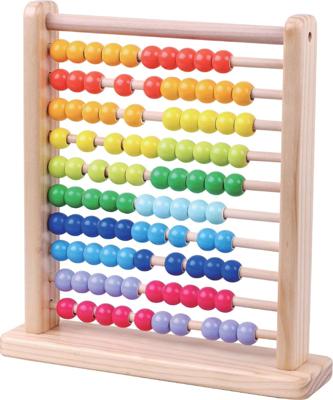 Van Der Doelen Houten telraam 10 x 10 kralen Van Der Doelen Houten telraam 10 x 10 kralen