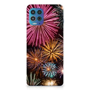 Motorola Moto G100 Silicone Back Cover Vuurwerk