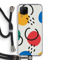 Illustratieve pop 3: Huawei P40 Lite Transparant Hoesje met koord