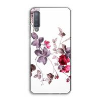 Mooie bloemen: Samsung Galaxy A7 (2018) Transparant Hoesje