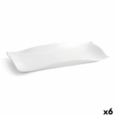 Dinerbord Quid Gastro Fun Wit Keramisch 29,5 x 11 x 3 cm (6 Stuks)