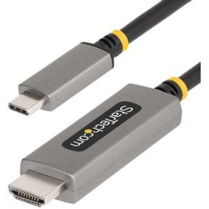 StarTech.com 1m USB-C naar HDMI Adapter Kabel, 8K 60Hz, 4K 144Hz, HDR10, USB Type-C naar HDMI 2.1 Vi