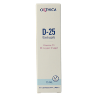 Vitamine D-25 olie druppels 15 Milliliter