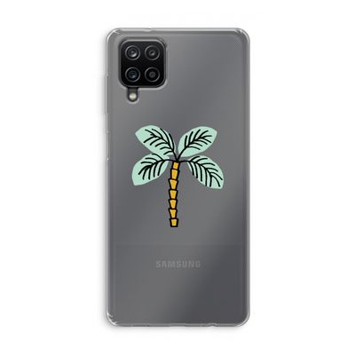 Palmboom: Samsung Galaxy A12 Transparant Hoesje