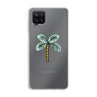 Palmboom: Samsung Galaxy A12 Transparant Hoesje