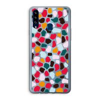 Colored Giraffe: Samsung Galaxy A20s Transparant Hoesje