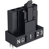 WAGO 890-805 Netstekker WINSTA MINI Bus, inbouw verticaal Totaal aantal polen: 5 16 A Zwart 100 stuk(s)