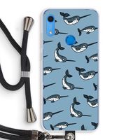 Narwhal: Huawei Y6s Transparant Hoesje met koord