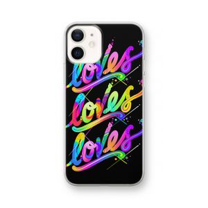 Loves: iPhone 12 Transparant Hoesje