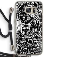 Vexx Black Mixtape: Samsung Galaxy S7 Transparant Hoesje met koord