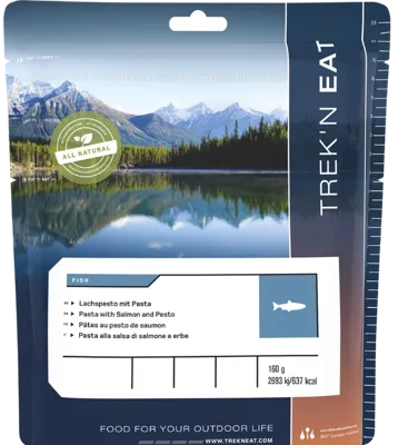 Trek&apos;n Eat Zalm Pesto met Pasta