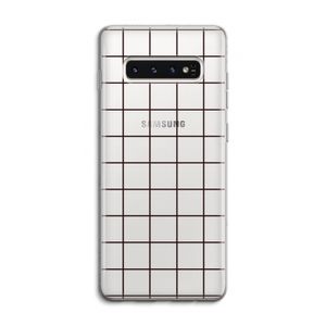 Rooster: Samsung Galaxy S10 4G Transparant Hoesje