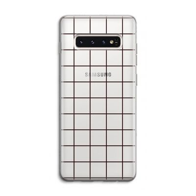 Rooster: Samsung Galaxy S10 4G Transparant Hoesje
