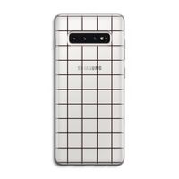 Rooster: Samsung Galaxy S10 4G Transparant Hoesje