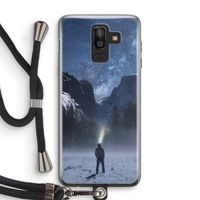 Wanderlust: Samsung Galaxy J8 (2018) Transparant Hoesje met koord